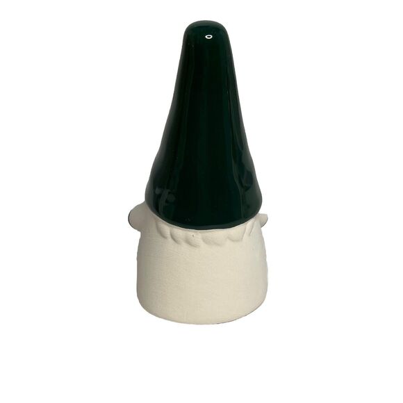 Earthenware Decorative Set Of 3 Adorable Holiday Christmas Ceramic Gnomes New! - Picture 3 of 10